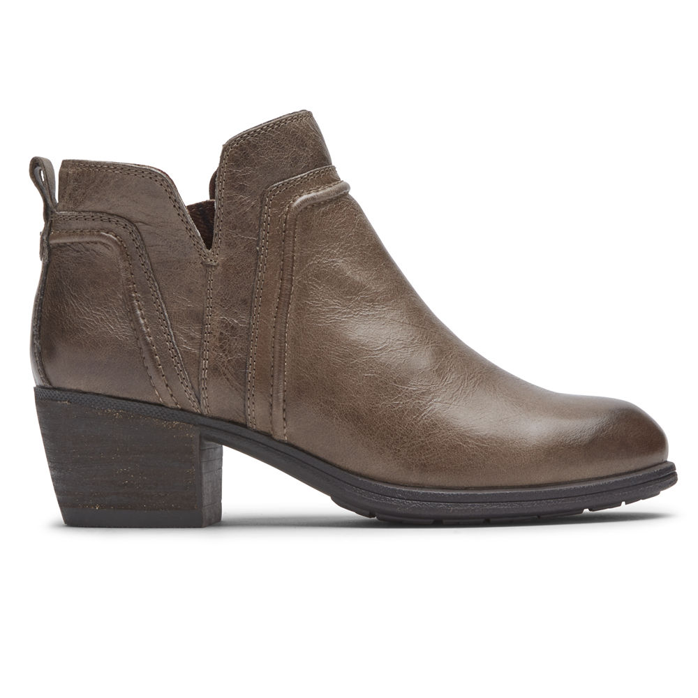 Booties Rockport Mulher Marrom - Cobb Hill Anisa V-Cut - 19570RFYI